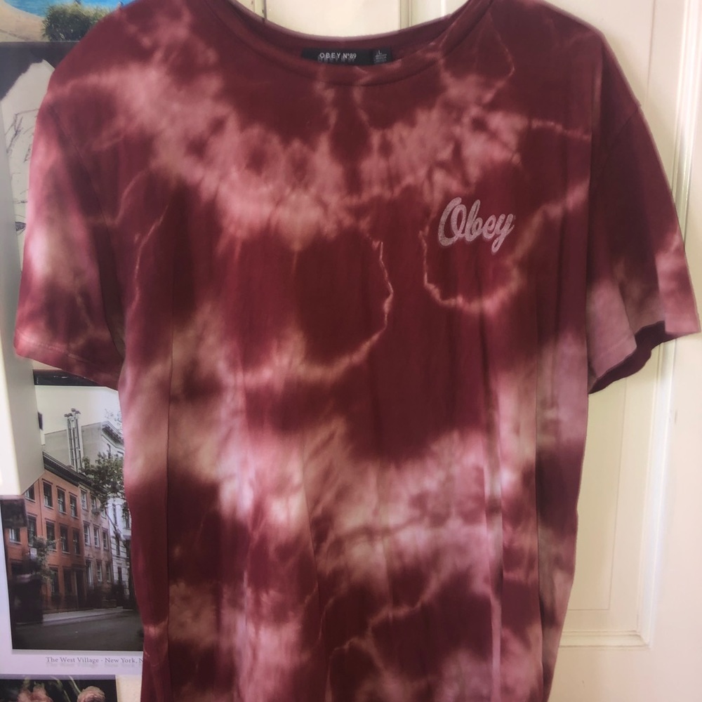 obey tie dye shirt